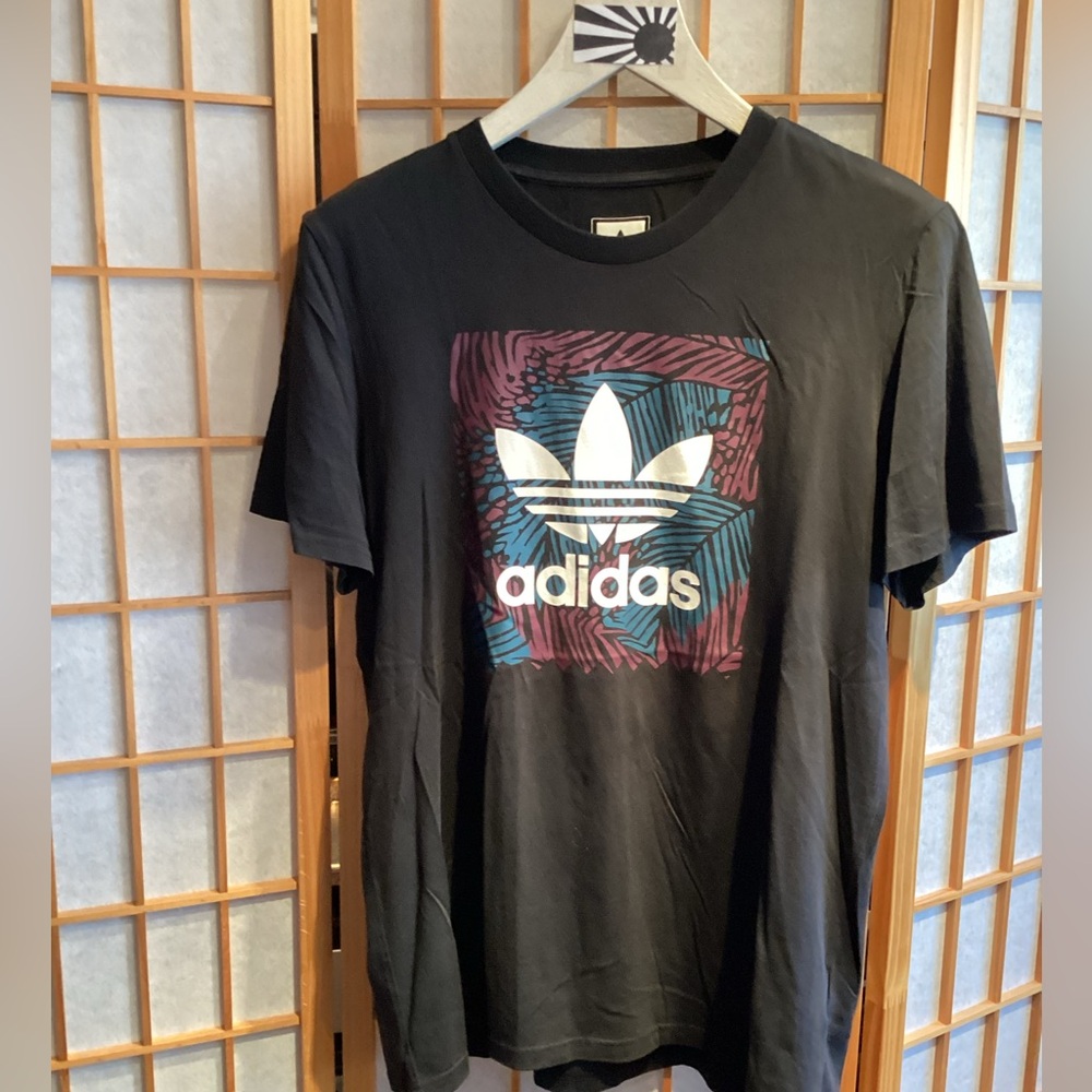 Adidas Skateboarding Blackbird Palm T-Shirt BR4490 Men's Size Large